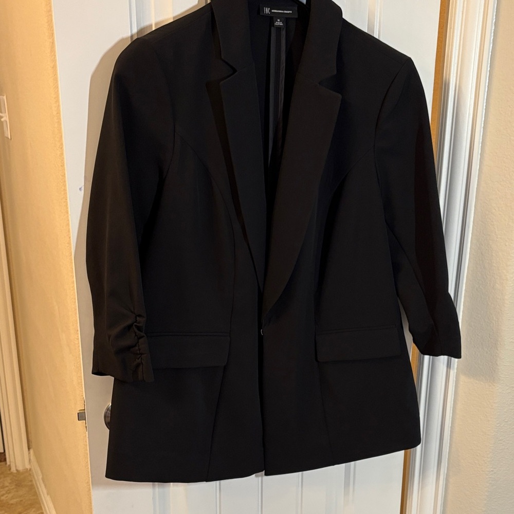 INC International Concepts Women's Black Blazer